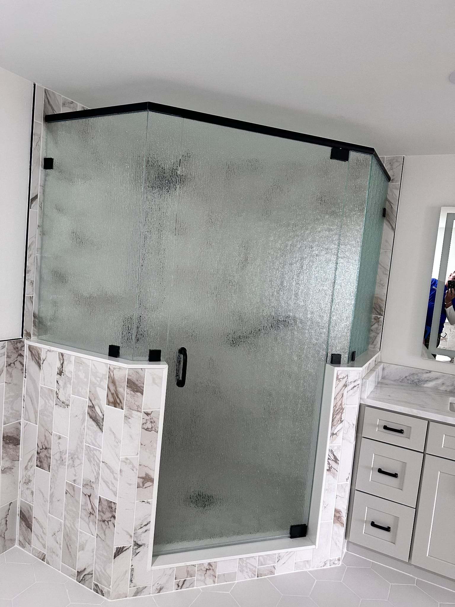 Frameless Corner Enclosure — Showers in Fort Myers, FL